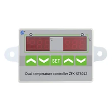 ZFX-ST3012 Double Temperature and Double Control Electronic Temperature Controller Intelligent Temperature Controller Switch ZFX-ST3012 Double Temperature and Double Control Electronic Temperature Controller Intelligent Temperature Controller Switch