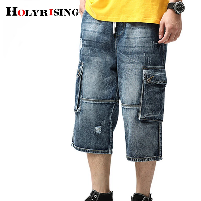 men jean cargo pants Multi pocket Mens Big size Loose baggy Short jeans for  men boy's Hip Hop Skateboard jean pants 18842|Jeans| - AliExpress