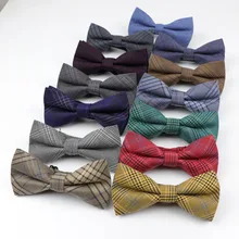 Стиль Мужская мода искусственная ткань бизнес костюм полосатый тощий бабочка мужские мягкие галстуки-бабочки дизайнерский галстук