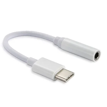 

Type-C to 3.5mm Headphone Jack AUX Audio Cable Adapter for Samsung Huawei P20 Mate 10 Pro AUX Jack Cable For Xiaomi Mi 8 6X 6