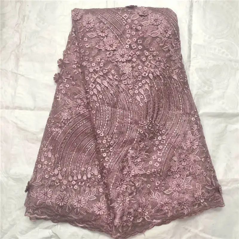 

MW!African Lace Fabric 2019 Embroidered Nigerian Laces Fabric Bridal High Quality French Tulle Lace Fabric For Wedding ! J41406