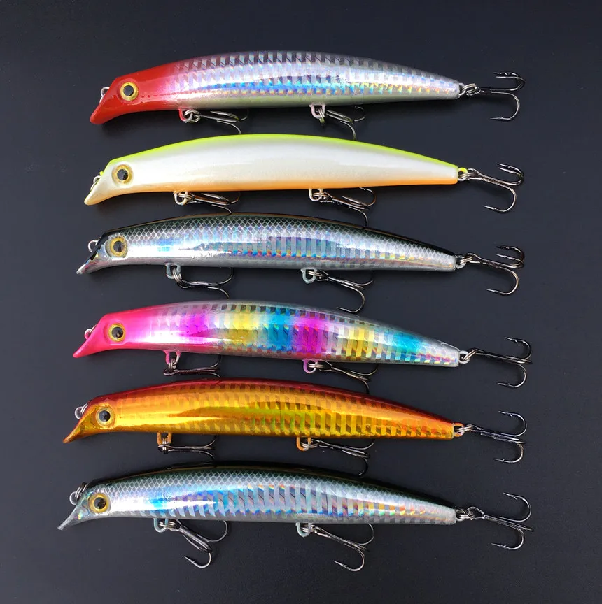 Приманка в виде гольяна для морской рыбалки 6 шт.|lure minnow|minnow seafish artificial |