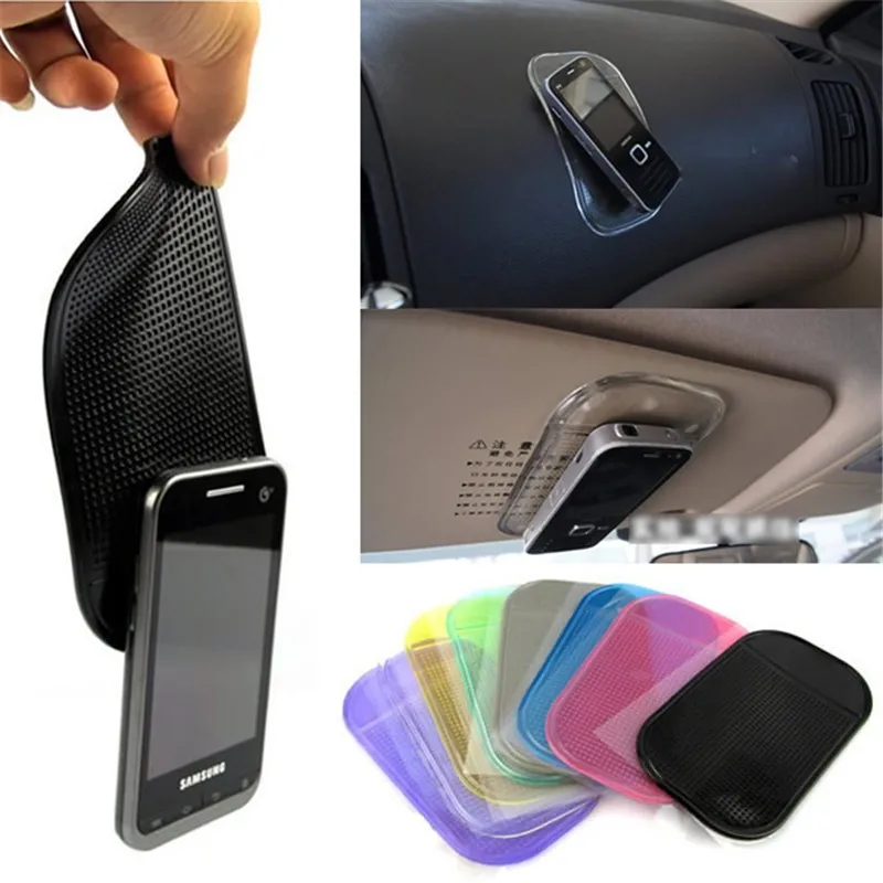 Desk Anti-slip Sticky Pad Mat in Car for Gadgets Accessory car phone shelf antislip mat GPS mp3 cell holder Car Accessories