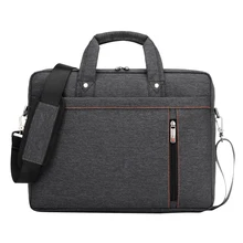 17 дюймов, большой размер, для нейлоновых компьютеров, ноутбуков, одноцветных, для ноутбуков, планшетов, сумка, сумки, чехол-мессенджер, на плечо, унисекс, для мужчин, женщин, прочный, черный