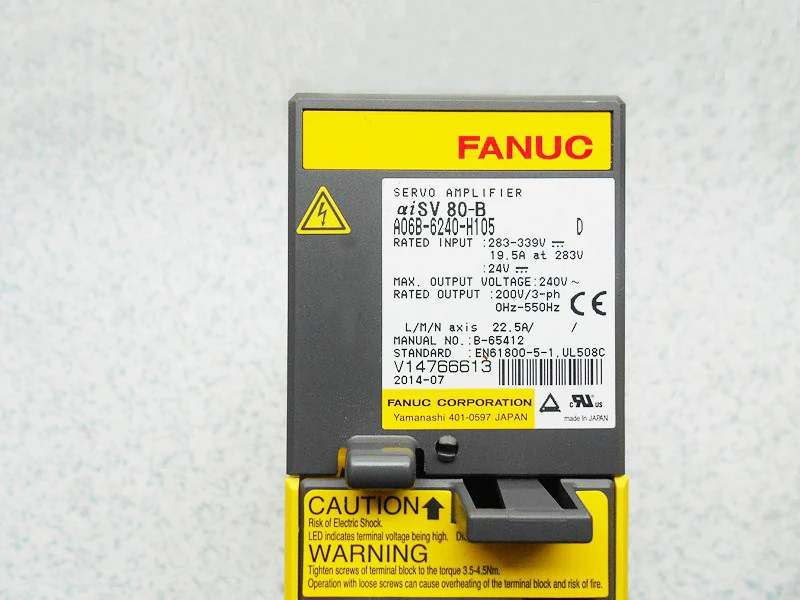 Fanuc используется Серводвигатель A06B-6240-H105 одноосный драйвер в хорошо функции для fanuc cnc машины Fanuc используется Серводвигатель A06B-6240-H105 одноосный драйвер в хорошо функции для fanuc cnc машины