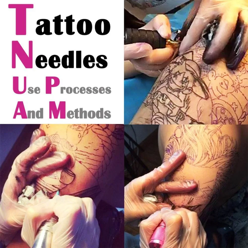 Одноразовые стерилизованные Профессиональные татуировки иглы 3RL/3RS для татуировки бровей Pen машина татуаж Kit