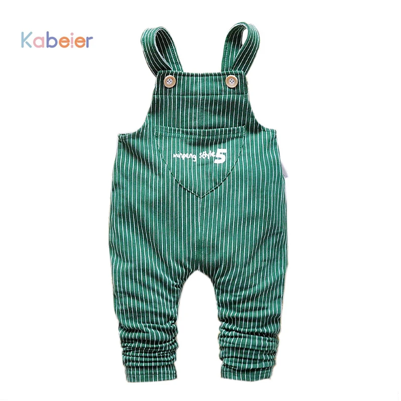 Kids Striped Overall Jumpsuit Toddler Boys Girls Clothing Bib Pants