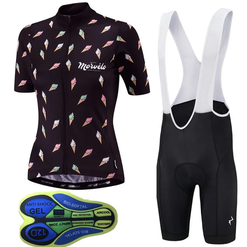 

2019 summer women cycling jersey short sleeves breathable clothing bicycle sportswear Morvelo bike clothes ropa ciclismo A4