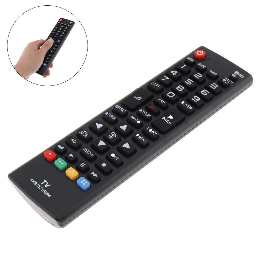 

IR 433MHZ AKB73715694 Replacement TV Remote Control Distance Suitable for LED HDTV TV 32LN541B / 50LN540V / 55LN540V / 60LN540V