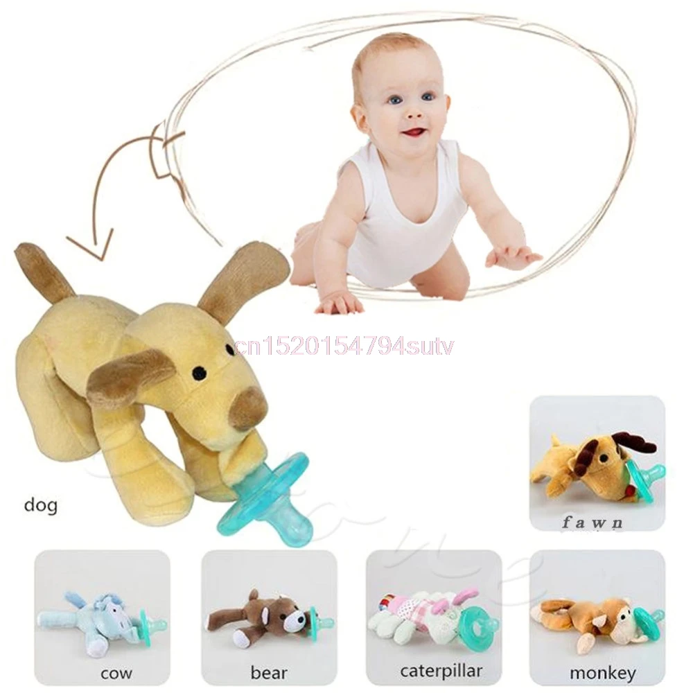 spesifikasi Ootdty Hewan Bayi Wubbanub Silikon Dot dengan Menyenangkan Mewah 1 Pc