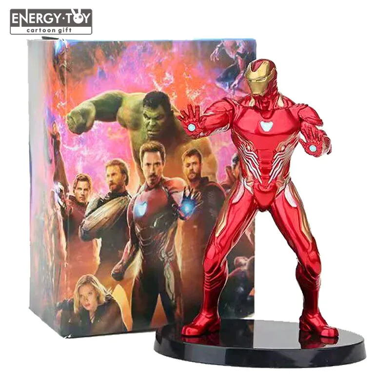 

Cartoon Avengers Infinity War Iron Man Mark 50 PVC action figure doll model toy