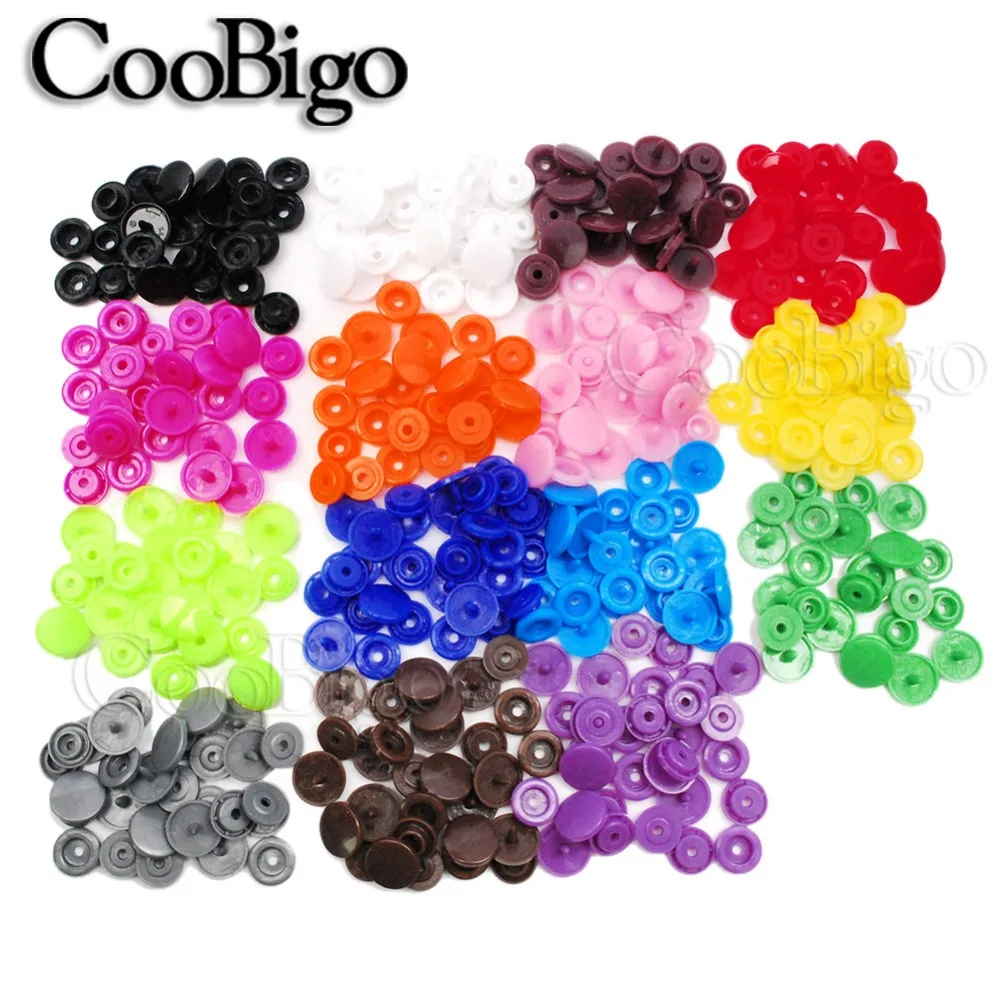 

750Sets Mixed Colors Round Plastic Snaps Button Quilt Cover Sheet Button Garment Accessories For Baby Clothes Clips T5(12mm)