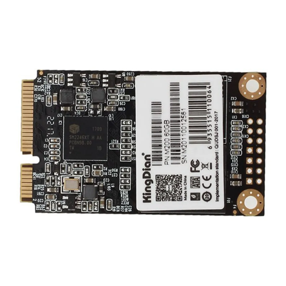 Твердотельный Накопитель SSD KingDian mSATA mini PCIE 60GB 120GB 240GB(30 мм 50 мм)(M200 60 Гб