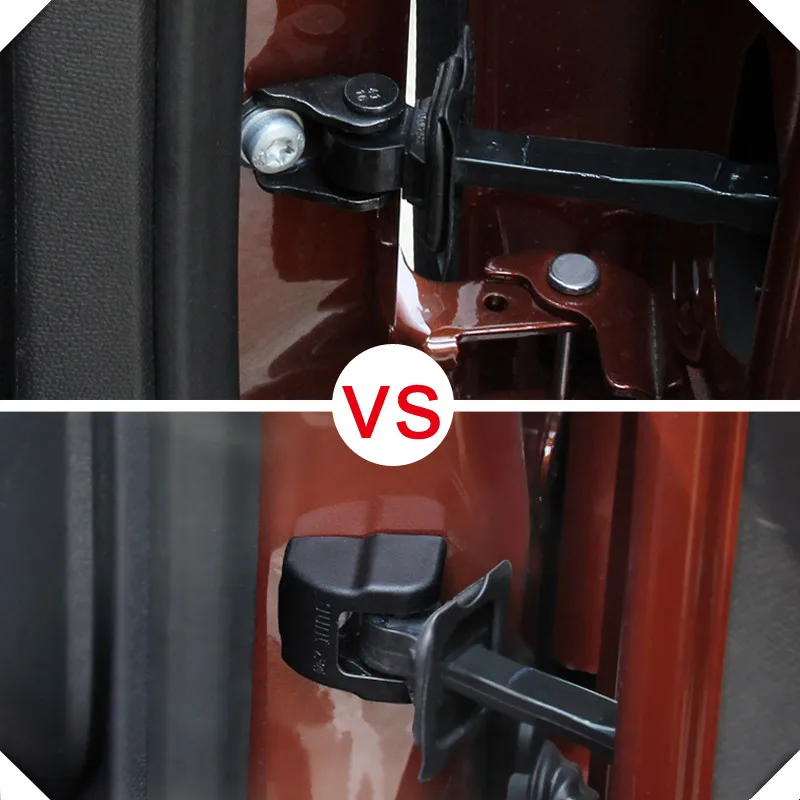 

For Peugeot 3008 GT 2016 2017 Superb Car Door Stop Door Check Arm Cover 4pcs/set car-styling