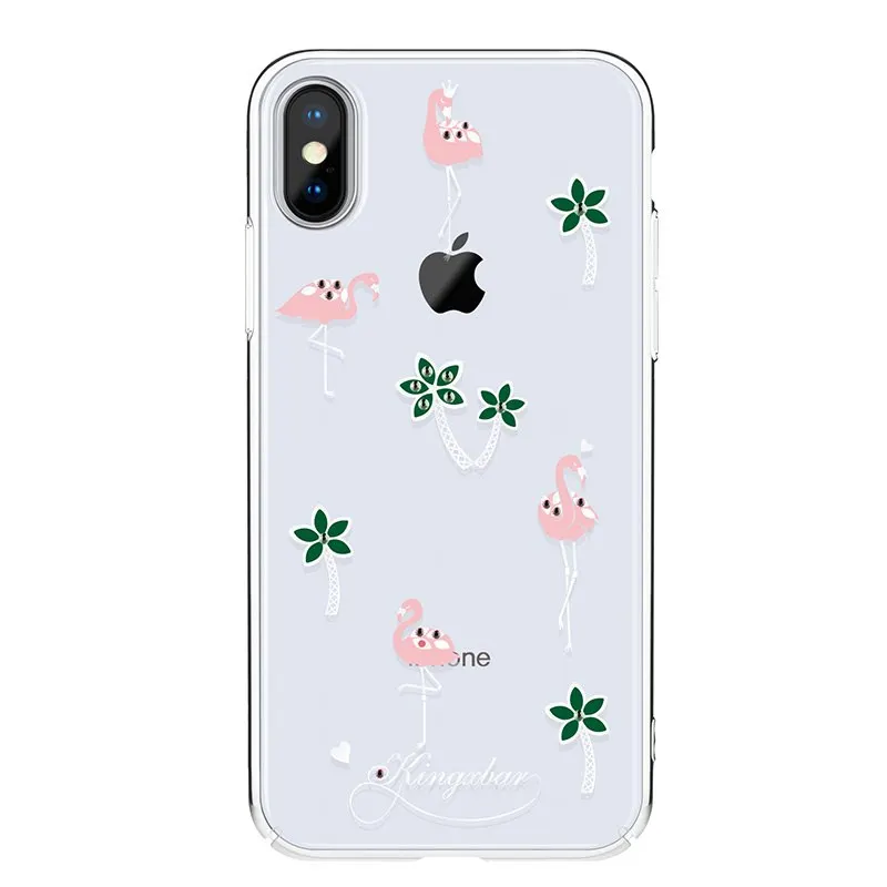 KINGXBAR для iPhone Xs чехол милый прозрачный Max кристаллы от Swarovski Apple iPhoneXs Чехол| |