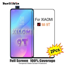 2 шт Полное покрытие экрана протектор Закаленное стекло для xiaomi mi 9 T 6,3" 9 H Защитное стекло для xiaomi mi 9 T mi 9 t чехол