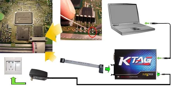 Горячая K TAG KTAG K-TAG V2.10 HW 5,001 ECU Инструмент для программирования мастер версия чип тюнинговый инструмент оборудование V5.001 KTAG 2,10