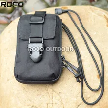 ROCOTACTICAL Conception Originale Mens Qualité Style Militaire Nylon Taille Packs Voyage Organisateur De Poche 5.5 “MOLLE Taille Téléphone Sacs