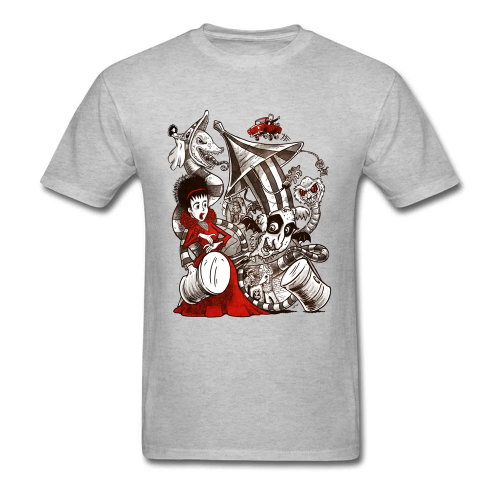 Printing Betelgeuse betelgeuse betelg ... aaah O-Neck Top T-shirts Summer Fall Tops Shirts for Men Classic 100% Cotton T Shirts Betelgeuse betelgeuse betelg ... aaah grey