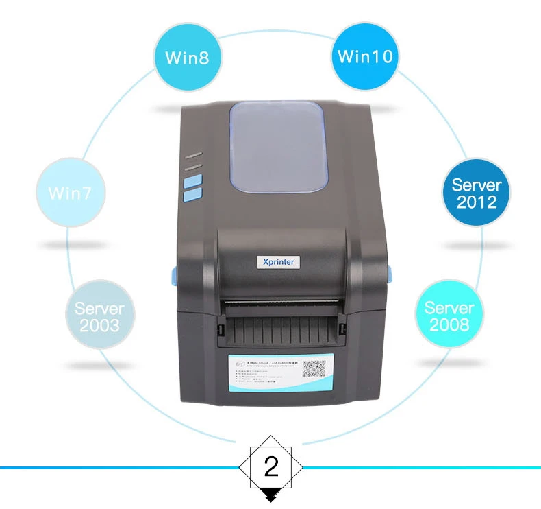 Xprinter принтер штрих-кодов термопринтер штрих-кода штрих-код стикер машина 20 мм-80 мм с авто зачистки