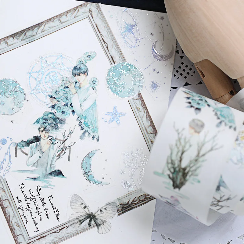 Специальные чернила шириной 50 мм Молодежные мальчик лента для декорации Washi DIY дневник в стиле Скрапбукинг изоляционная лента с выпуском бумаги