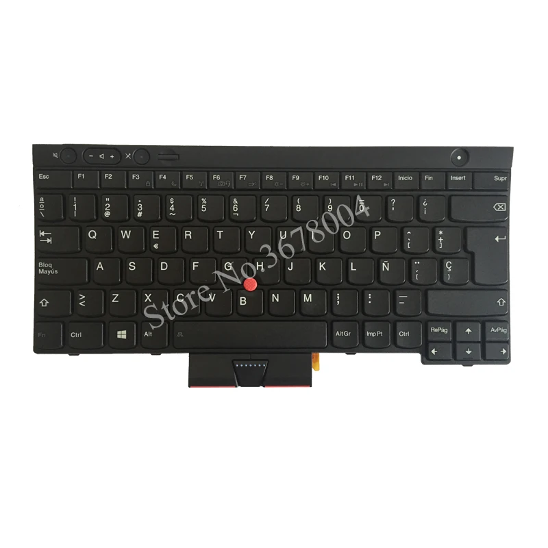 Новая SP Клавиатура для ноутбука LENOVO THINKPAD T530 T530i T430 T430s X230 W530 L430 L530 испанская клавиатура черная 04X1325