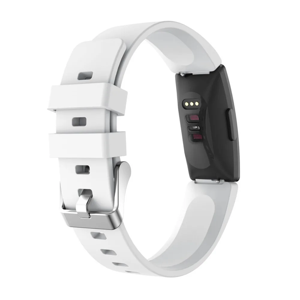 New Fashion Wrist Strap Sports Watch Band Silicone Bracelet Strap Band ForFitbit InspireInspire HR 233mm 40MR19 (38)