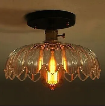 

1 Light Retro Loft Style Edison Industrial Vintage Ceiling Lamp For Home Lightings ,E27 Bulb Included,Lamparas De Techo