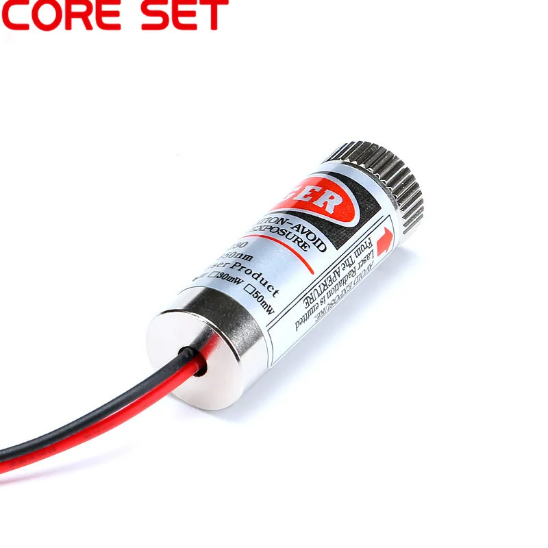 650nm 5mW Red Point / Line / Cross Laser Module Head Glass Lens Focusable Focus Adjustable Laser Diode Head Industrial Class