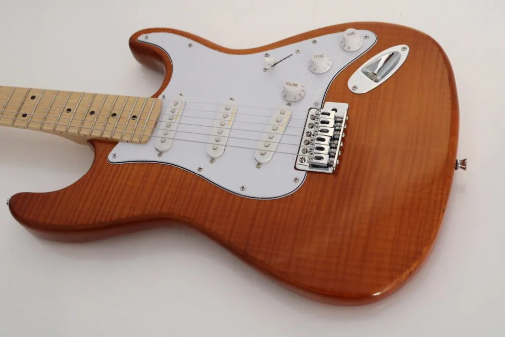 The electric guitar is made in China are of good quality and free