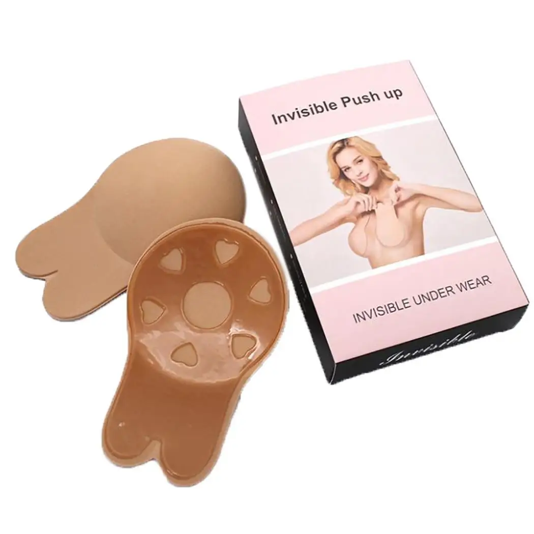 

Women Silicone Invisible Bra Breast Lift Up Tape Spring/Summer/Autumn/Winter Sticker Daily Anti Emptied Bra