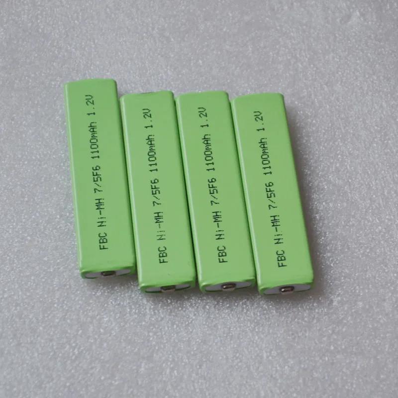 

4pcs/lot 1.2V 7/5F6 67F6 1100mAh ni-mh Chewing Gum battery 7/5 F6 cell for panasonic sony MD CD cassette player