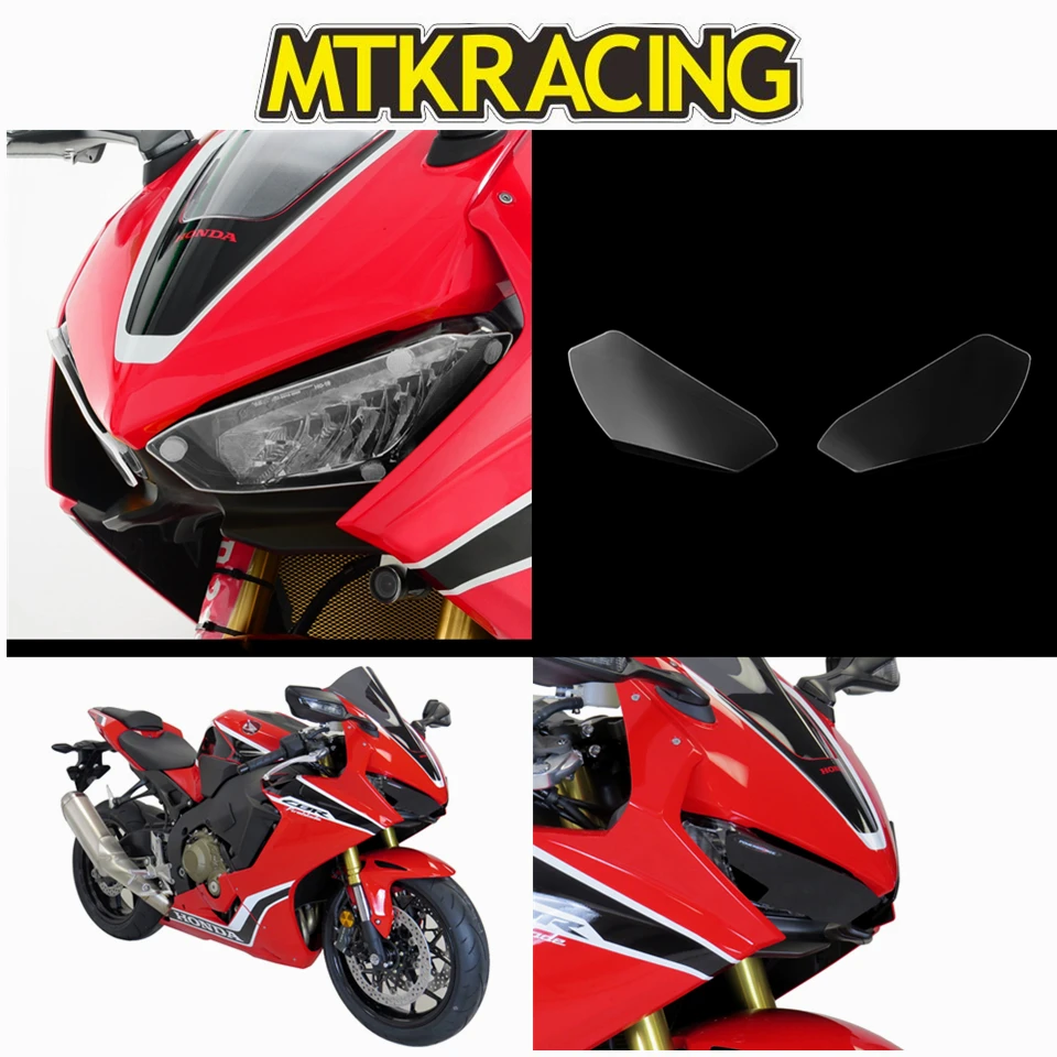 

MTKRACING FOR HONDA CBR1000RR CBR 1000RR CBR1000 RR 2017-2018 motorcycle Headlight Protector Cover Shield Screen Lens