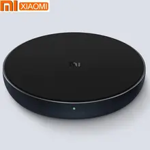 Оригинальное Беспроводное зарядное устройство Xiaomi 10W MAX Quick Charge Qi Беспроводное зарядное устройство type-C для iPhone для samsung для huawei