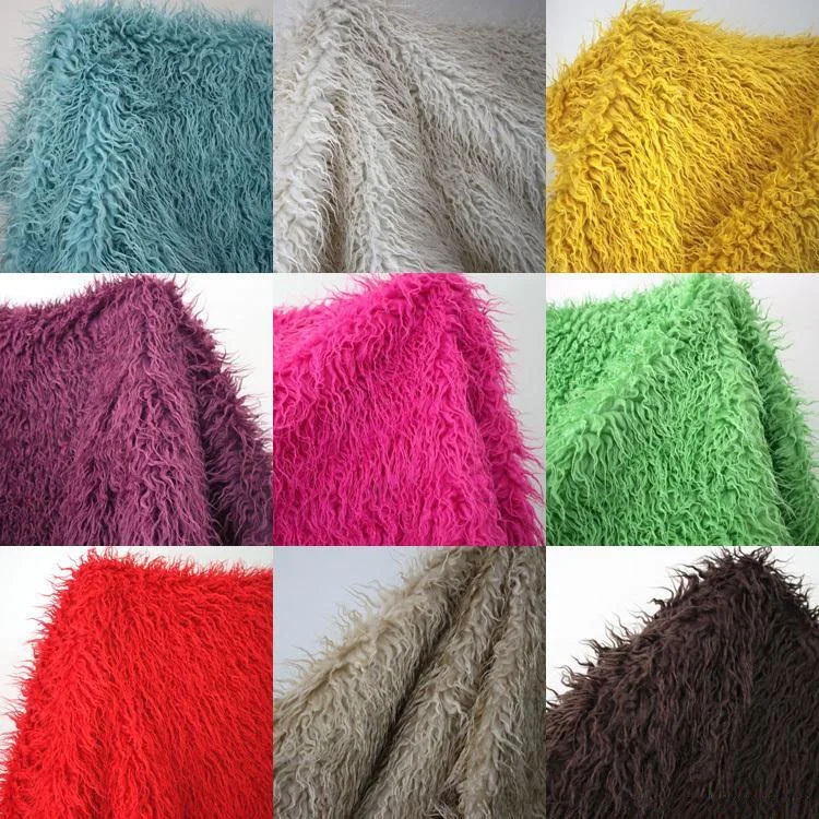 Buy Hot Selling faux fur fabric yard, fashioon Fur
