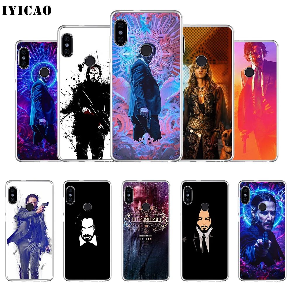 

IYICAO John Wick Chapter 3 Soft Silicone Phone Case for Xiaomi Mi 9 8 SE Mi 6 Mi A1 A2 Lite F1 MIX2S MIX3 TPU Cover