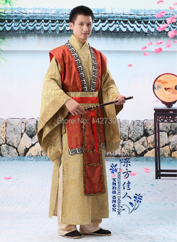 Chinese Ancient Man Clothing Emperor Prince Show Cosplay Robe Costume
