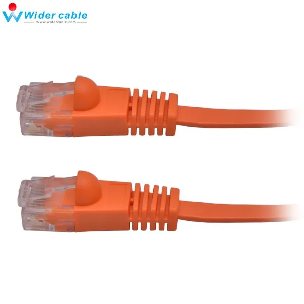 Snagless Orange Flat Cable 3