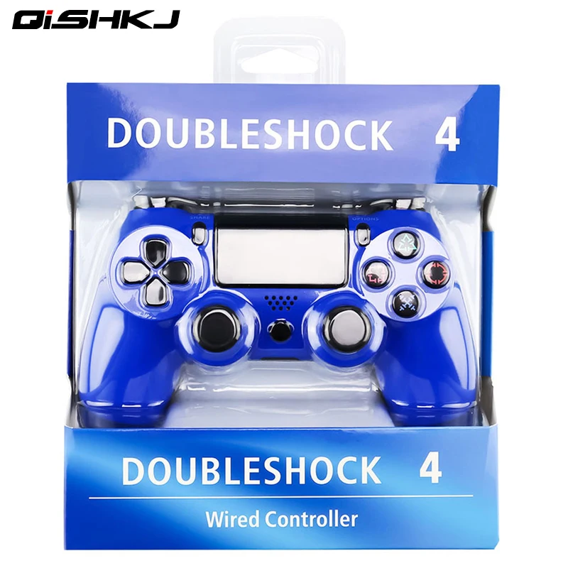 Проводной игровой контроллер для PS4 контроллер для sony Playstation 4 для DualShock Вибрационный джойстик геймпады для игровой станции 4