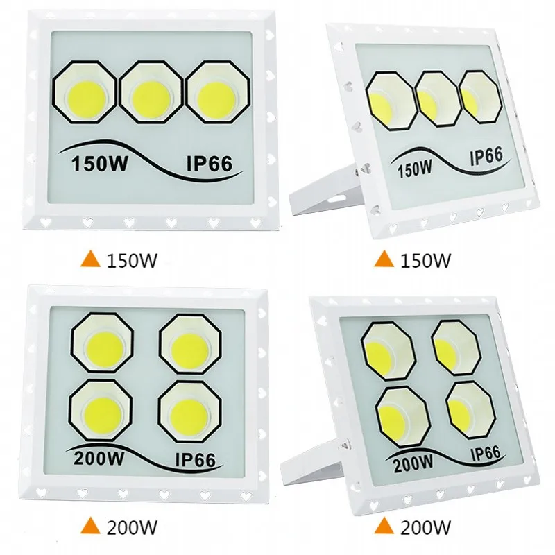 

1PCS Super Bright LED Flood Light 100W 150W 200W 300W 400W IP66 85- 265V LED Spotlight Outdoor Lighting Wall Light Floodlight