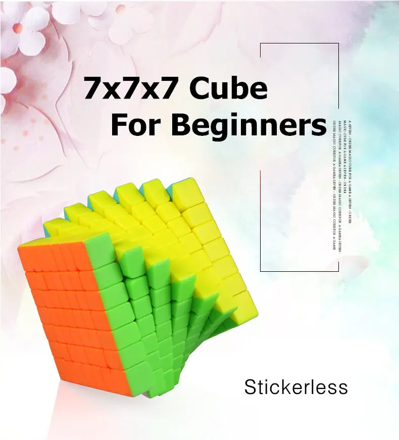 QIYI qixing s 7x7x7 magic speed cube stickerless professional puzzle cubes головоломка для взрослых плавно поворачивается игрушки для детей