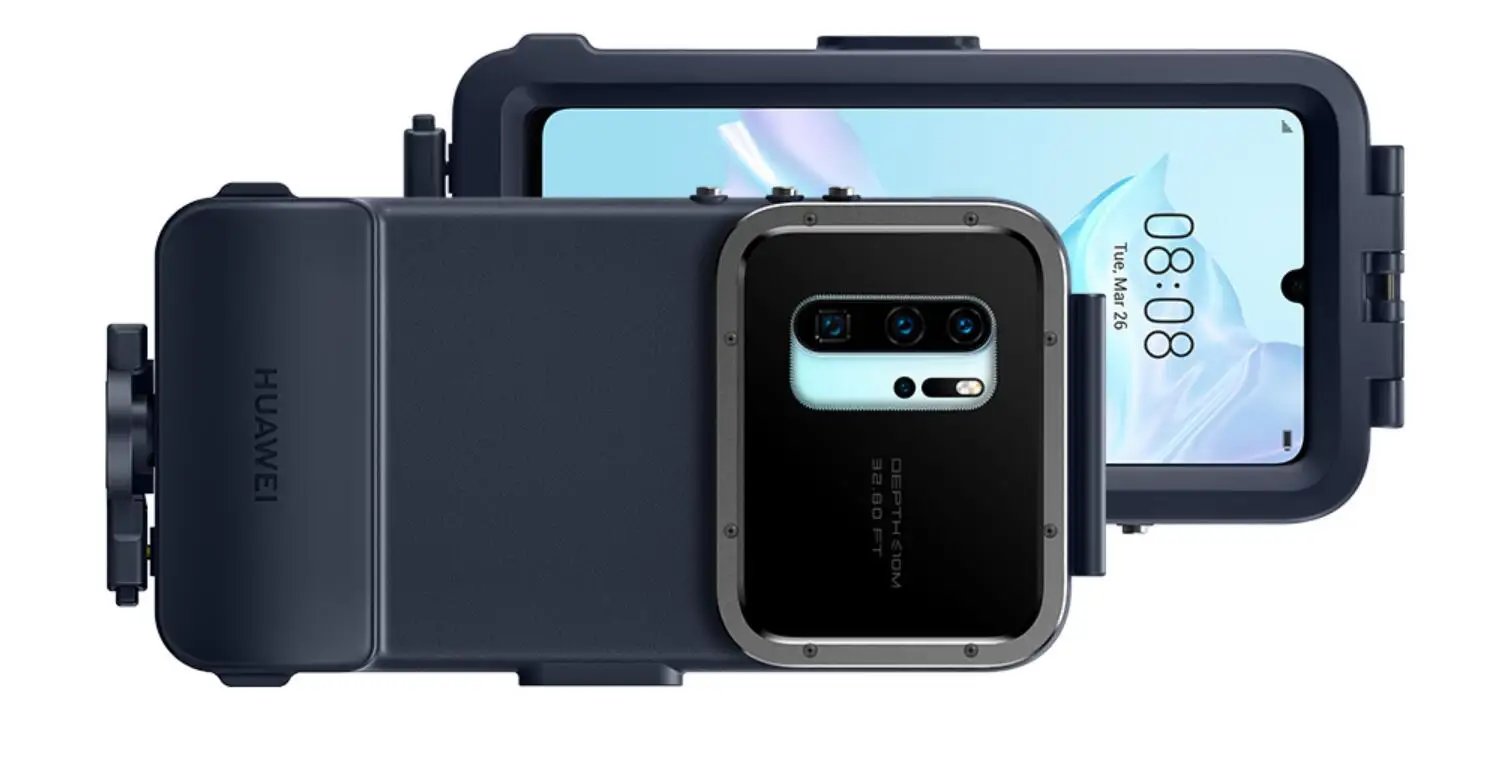 Новинка Оригинальный чехол для подводной съемки Huawei P30 Pro 10 метров 60 мин. Макс.