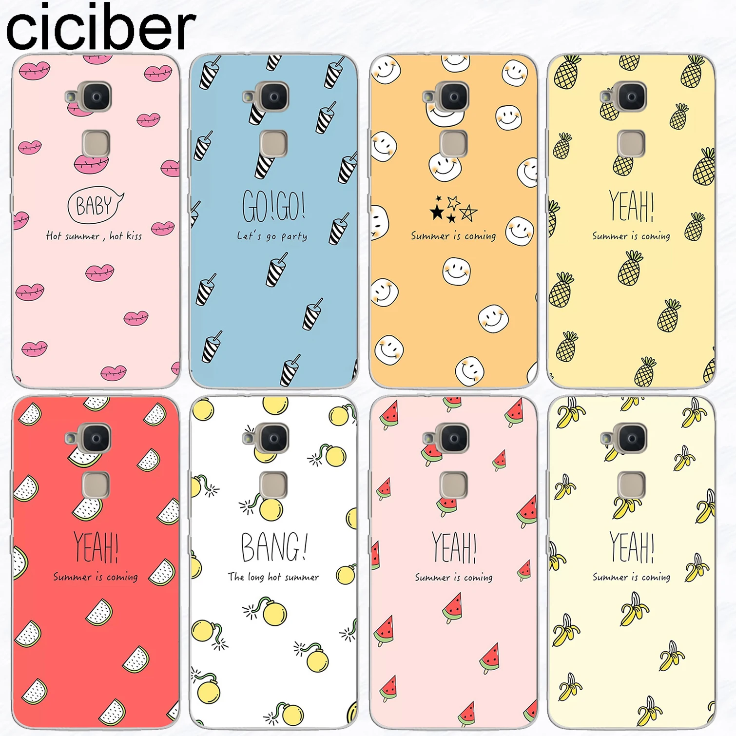 

ciciber Fruit Phone Case for BQ Aquaris V VS C U2 U X2 X X5 Plus Lite Pro Soft TPU Funda for BQ M5 E5s M5.5 M E4.5 M4.5 Coque