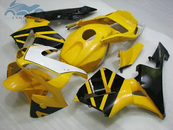 

Custom you Injection fairing kit fit for Honda CBR600RR 2003-2004 CBR 600RR 03-04 yellow black fairing body repair parts DV28