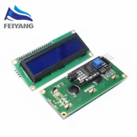 1PCS SAMIORE ROBOT LCD1602+I2C LCD 1602 module Blue screen IIC/I2C for LCD1602 Adapter plate