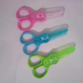 

300pcs Student Plastic scissors /Safety scissors for children/Not to hurt the hand paper cutting knife