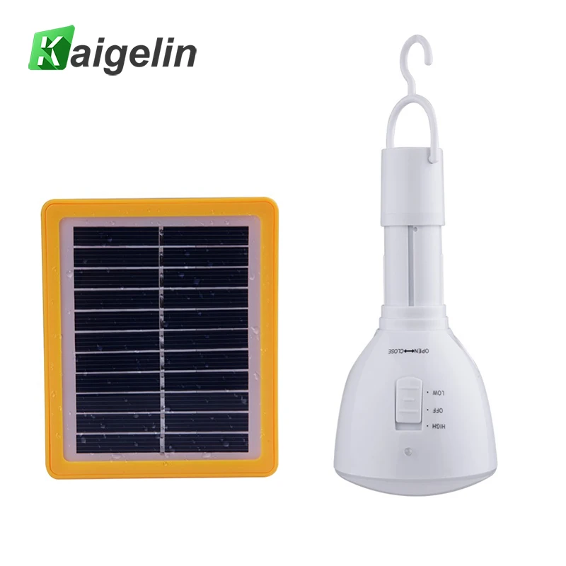 

2017 New Solar LED Lamp 1200mAh Solar Panel Powered 200LM Waterproof LED Solar Light Portable Camping Light 2 Rechargeable Modes