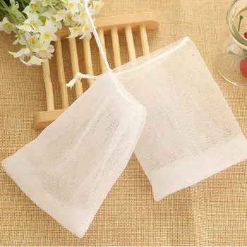 

HOT 10pcs Soap Mesh Soap Foaming Net Bubble Mesh Bag Skin Clean Tool NDS66