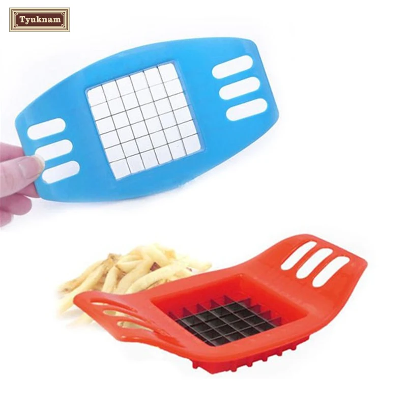 1Pcs Potato Chips Cut Cutter Dicer Chopper Fruit Slicer Chopper Chipper