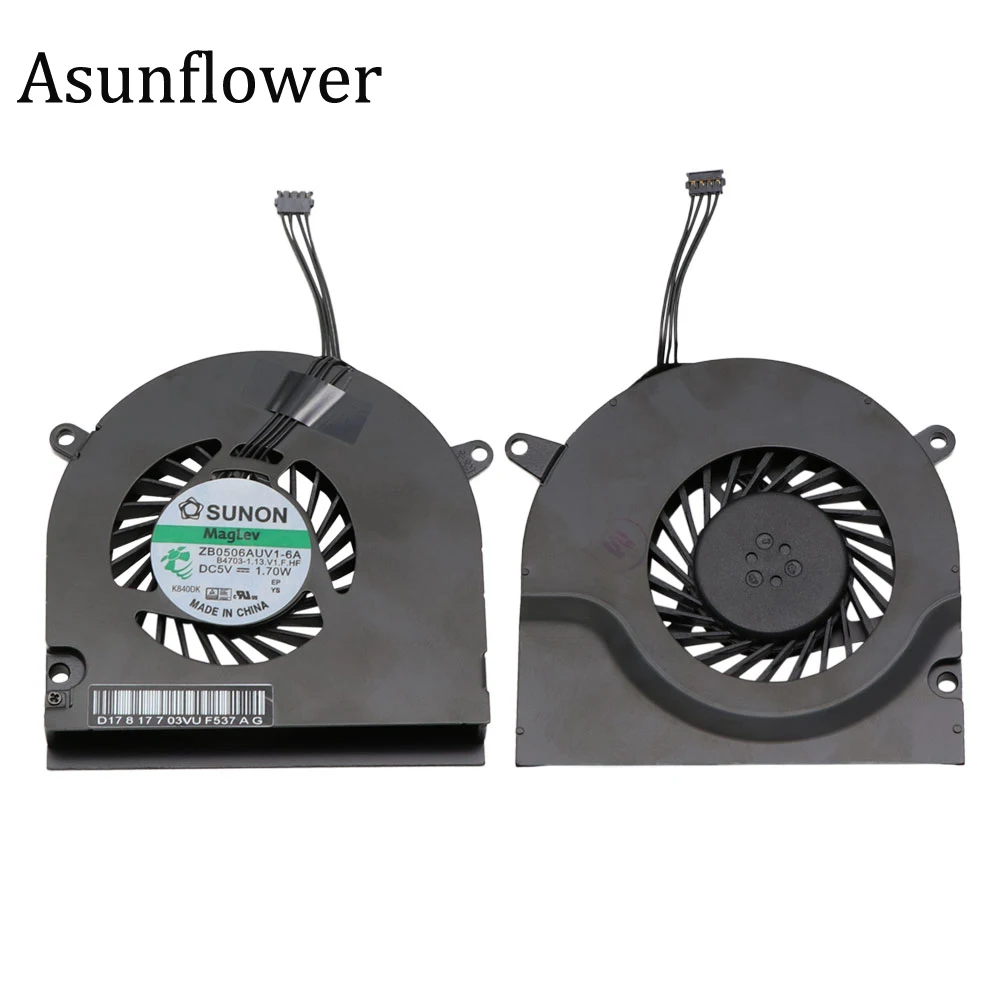 

Asunflower For Macbook Pro 13 A1278 Cooling Cooler For MacBook Pro 13" A1278 2008 2009 2010 2011 2012 Cooling Fan ZB0506AUV1-6A